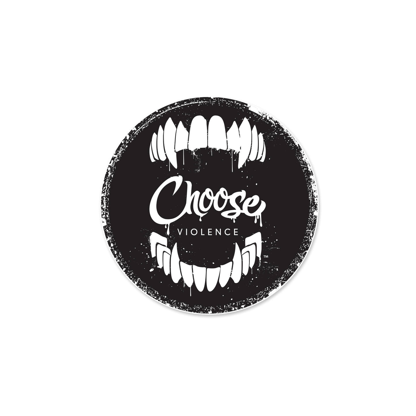 3x3” Choose Violence Sticker