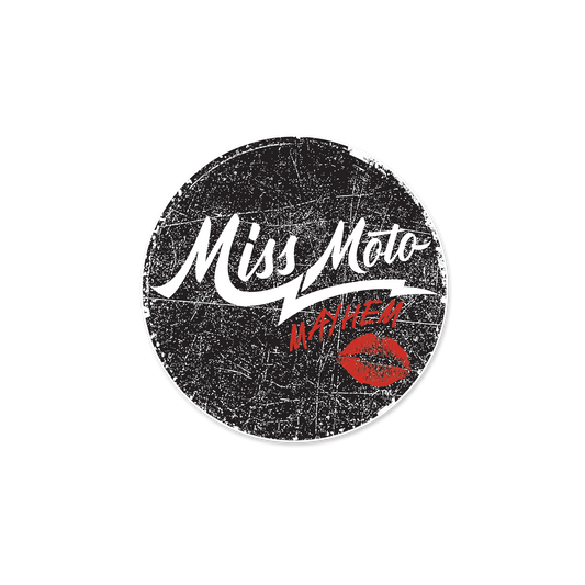 3x3” Miss Moto Mayhem Sticker