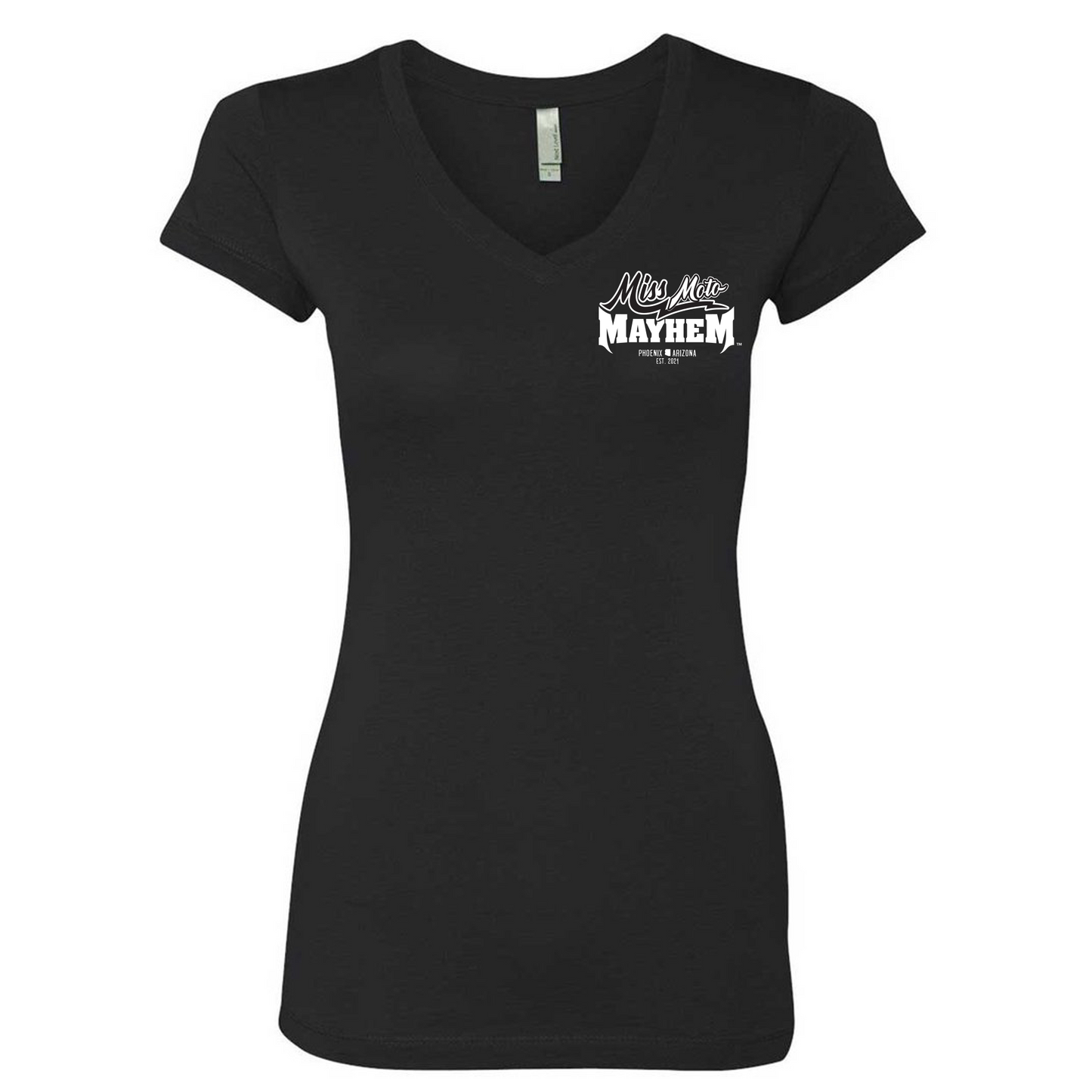 "Live Moto Mayhem” V-Neck T-shirt